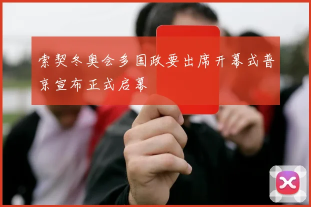 索契冬奥会多国政要出席开幕式普京宣布正式启幕